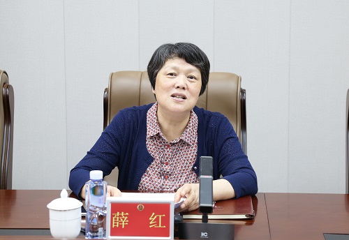 区人大常委会主任薛红一行来崇明检察院调研1.jpg